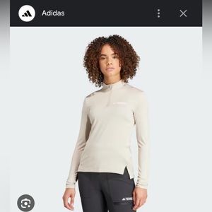 *NEW* adidas Terrex multi half zip long sleeve tee